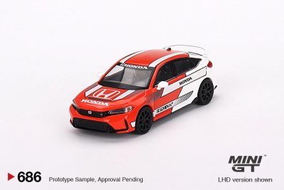 Honda Civic Type R #1 2023 Pace Car Red