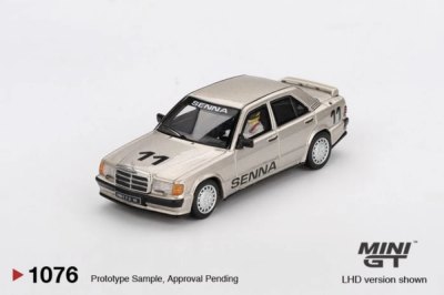 Mercedes-Benz 190E 2.3-16#11 Ayrton Senna 1984 Nurburgring Race of Champions w/ Figure