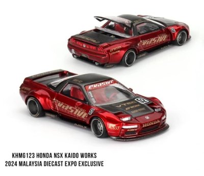 Honda NSX Kaido Works, V2 red pearl 2024 Malaysia Diecast Expo Exclusive