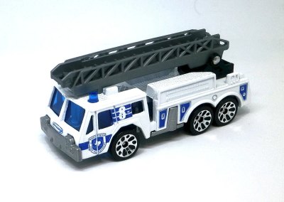 Extending-Ladder Fire Truck