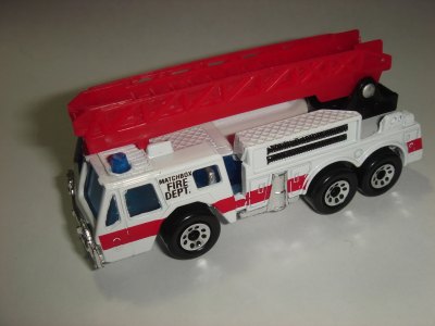 Extending Ladder Fire Truck