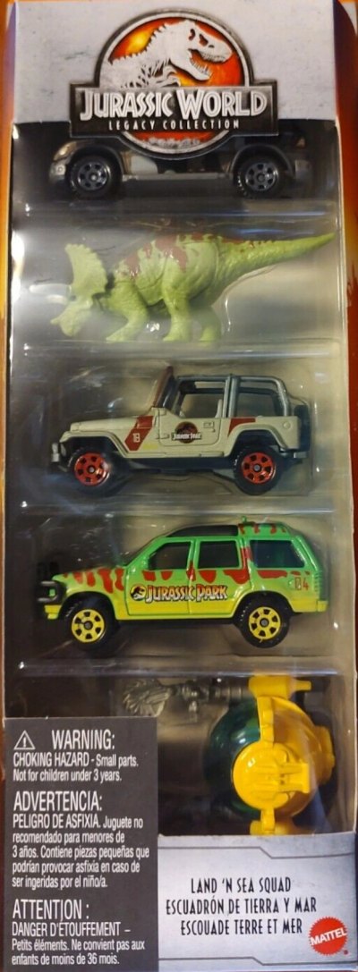 Jurassic World Legacy Collection: Land 'n Sea Squad 5-Pack
