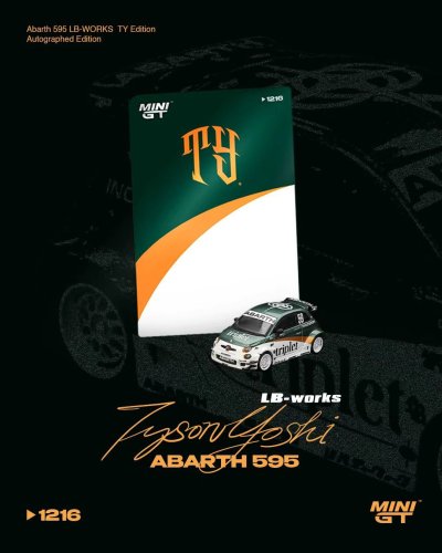 Abarth 595 LB-WORKS TY Edition Autographed Version