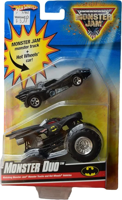 1989 Batmobile and Batman Monster Truck