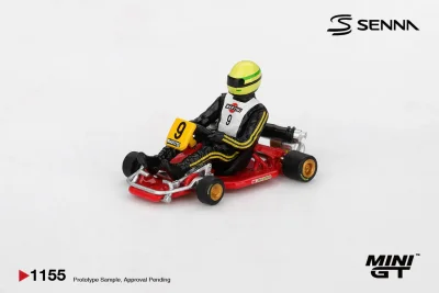 Senna Kart Formula K #9 Ayrton Senna Da Silva 1981 Karting World Championship
