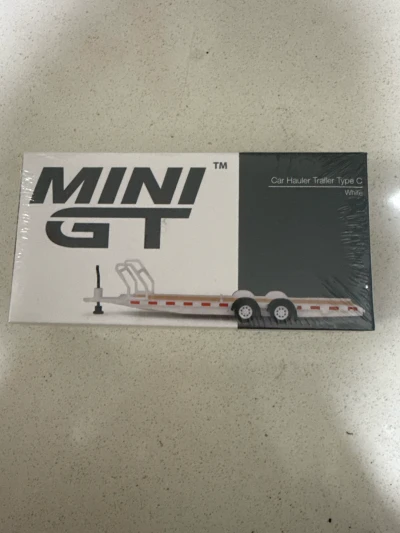 Car Hauler Trailer Type C White