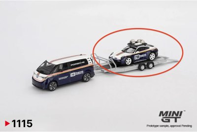 Porsche 911 Dakar  #718 Rallye Design Package  White/Gentian Blue Metallic