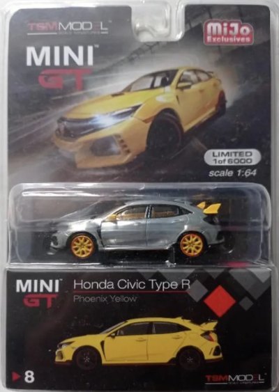 Honda Civic Type R (FK8) Phoenix Yellow