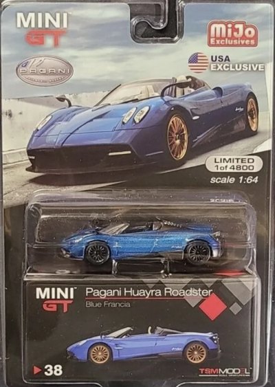 Pagani Huayra Roadster Blue Francia