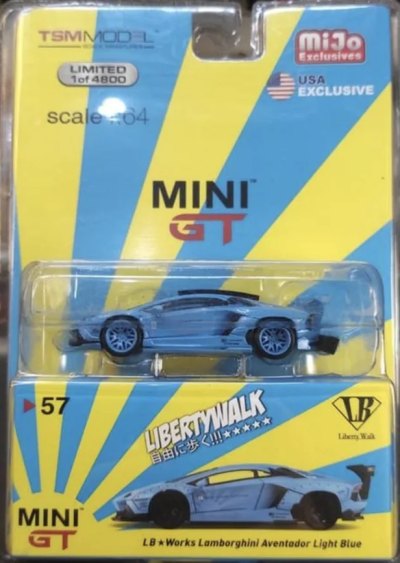 LB★WORKS Lamborghini Aventador Light Blue