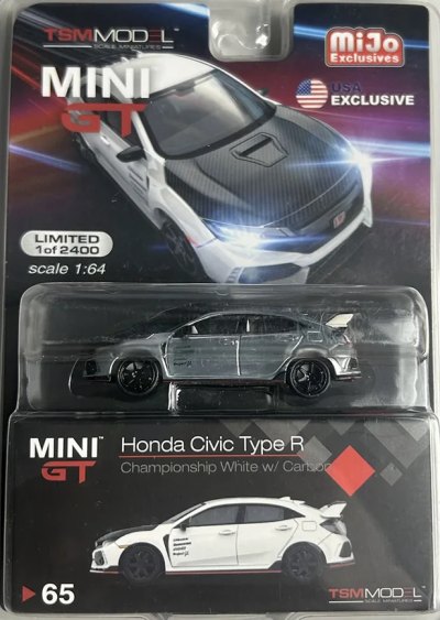 Honda Civic Type R (FK8) Championship white w/ Carbon Kit & TE37 Wheel