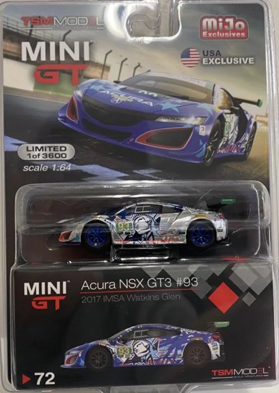 Acura NSX GT3 #93 "Statue of Liberty" 2017 IMSA Watkins Glen