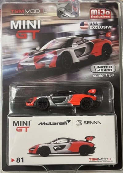 McLaren Senna Orange / White