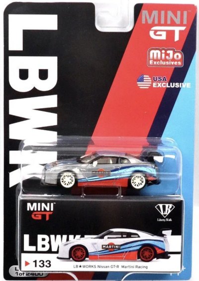 LB★WORKS Nissan GT-R (R35) Martini Racing Type 1, Rear Wing ver 1