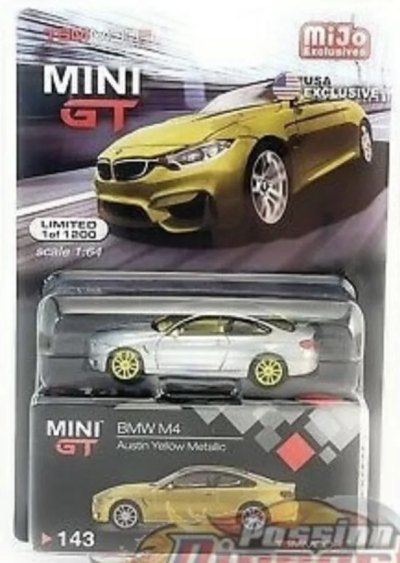 BMW M4 (F82) Austin Yellow Metallic