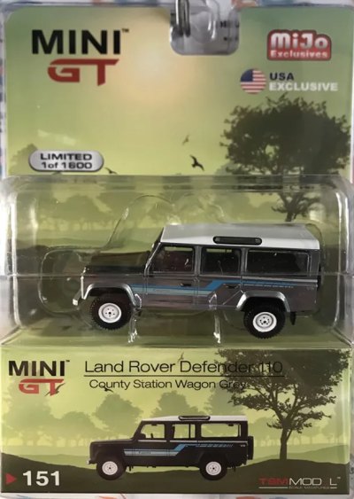 Land Rover Defender 110 1985 County Station Wagon Grey