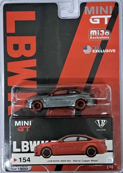 LB★WORKS BMW M4 Red w/ Copper Wheel