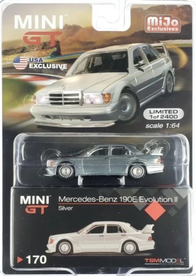 Mercedes-Benz 190E 2.5-16 Evolution II DTM Silver
