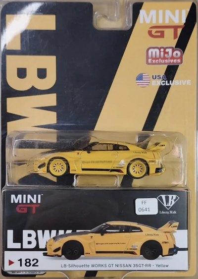 LB-Silhouette WORKS GT Nissan 35GT-RR Version 1 Yellow