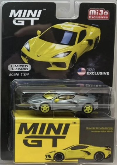 Chevrolet Corvette Stingray Accelerate Yellow Metallic