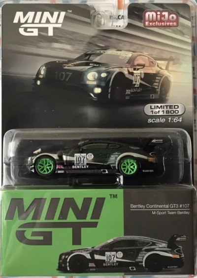 Bentley Continental GT3 #107 M-Sport Team Bentley 2019 Total 24 Hours of Spa