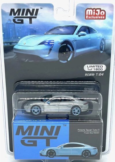 Porsche Taycan Turbo S Frozen Blue Metallic