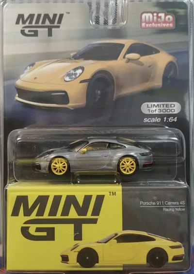 Porsche 911 (992) Carrera 4S Racing Yellow