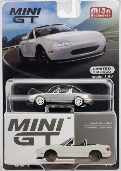 Mazda Miata MX-5 (NA) Tuned Version Classic White