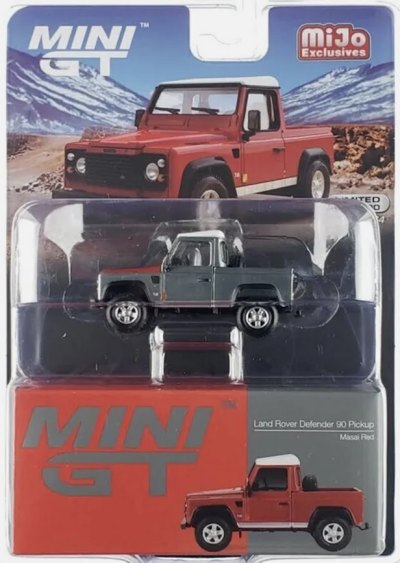 Land Rover Defender 90 Pickup Masai Red