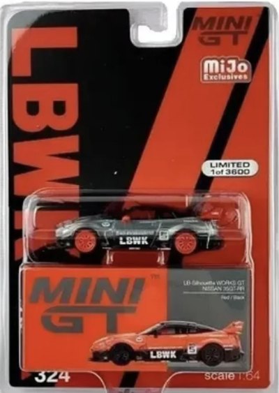 LB-Silhouette Works GT Nissan 35GT-RR Ver. 1 Red/Black
