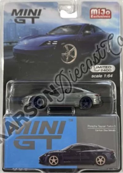 Porsche Taycan Turbo S Gentian Blue Metallic