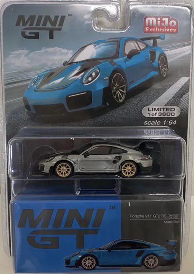 Porsche 911 GT2 RS Weissach Package Miami Blue