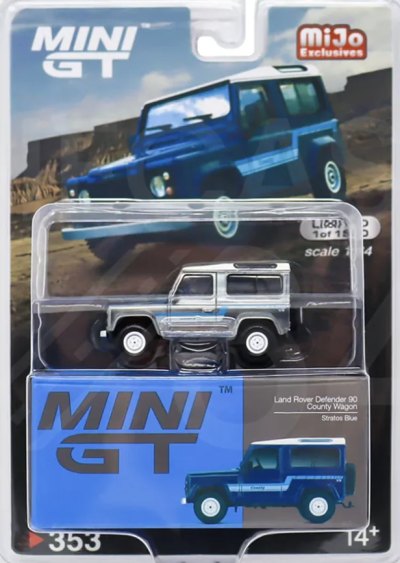 Land Rover Defender 90 County Wagon Stratos Blue