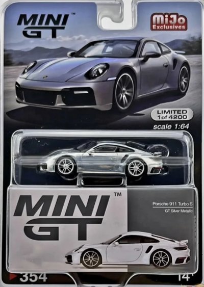Porsche 911 Turbo S GT Silver Metallic
