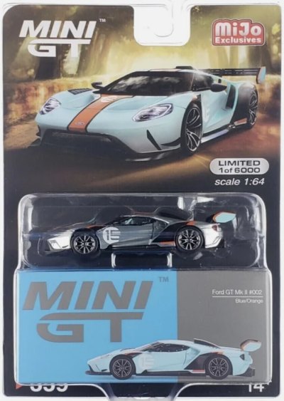 Ford GT MK II #002 Blue/Orange