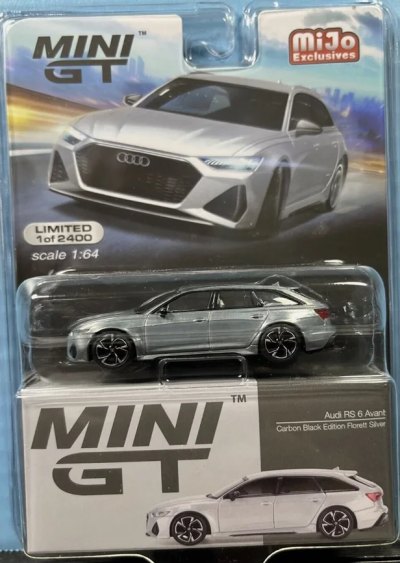 Audi RS6 Avant Carbon Black Edition Florett Silver