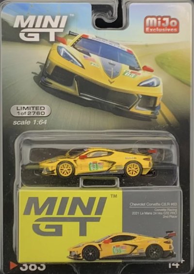 Chevrolet Corvette C8.R #63 2021 Le Mans 24 Hrs GTE PRO 2nd Place