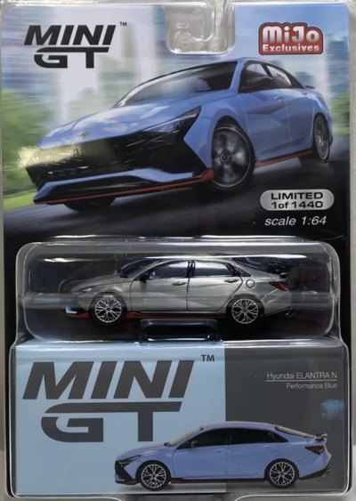 Hyundai Elantra N Performance Blue