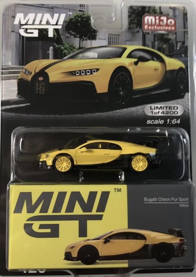 Bugatti Chiron Pur Sport Yellow