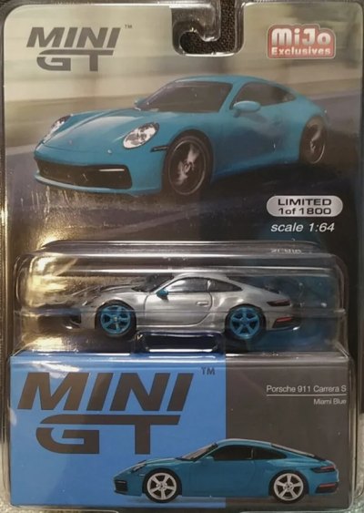 Porsche 911 (992) Carrera S Miami Blue