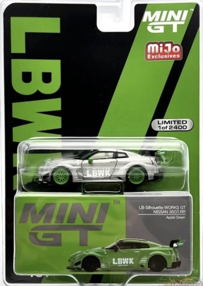 LB-Silhouette Works GT Nissan 35GT-RR Ver.2 Apple Green