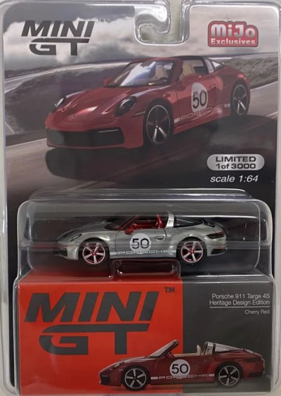 Porsche 911 Targa 4S Heritage Design Edition Cherry Red