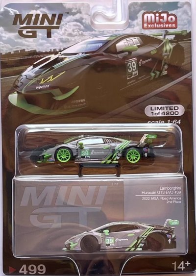 Lamborghini Huracan GT3 EVO #39 2022 IMSA Road America 2nd Place