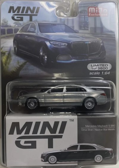 Mercedes-Benz Maybach S680 Cirrus Silver / Nautical Blue Metallic
