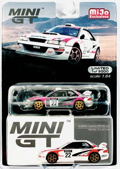 Subaru Impreza WRC98 1999 Rally Tour de Corse #22