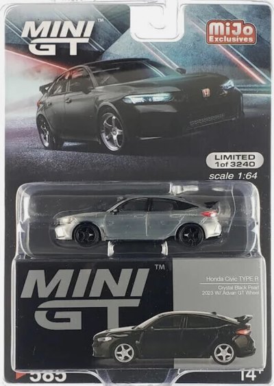 Honda Civic Type R Crystal Black Pearl 2023 w/ ADVAN GT Wheel