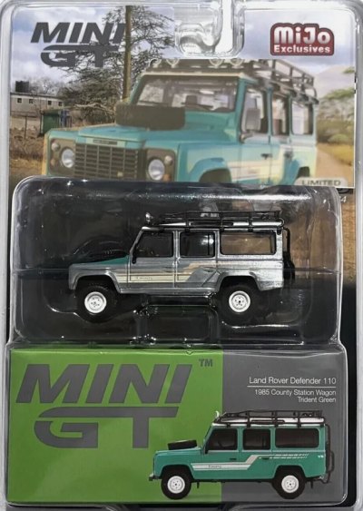Land Rover Defender 110 1985 County Station Wagon Trident Green