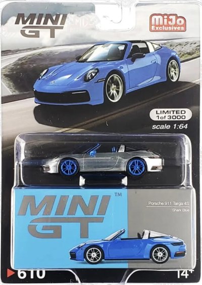 Porsche 911 Targa 4S Shark Blue