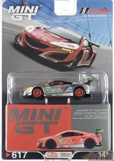 Acura NSX GT3 EVO22 #93 WTR Racers dge Motorsports IMSA 2023 Daytona 24 Hr.