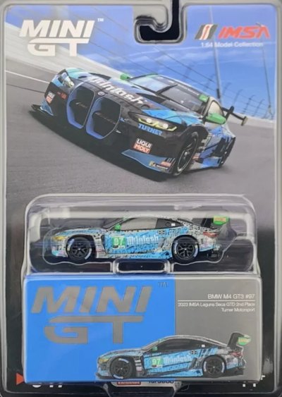 BMW M4 GT3 #97 Turner Motorsport IMSA 2023 Laguna Seca GTD 2nd Place